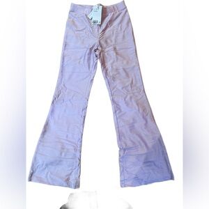 Purple satin feel pants H and M